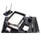 Dacasso Black Bonded Leather 9-Piece Desk Set DF-1409 - alternate 3